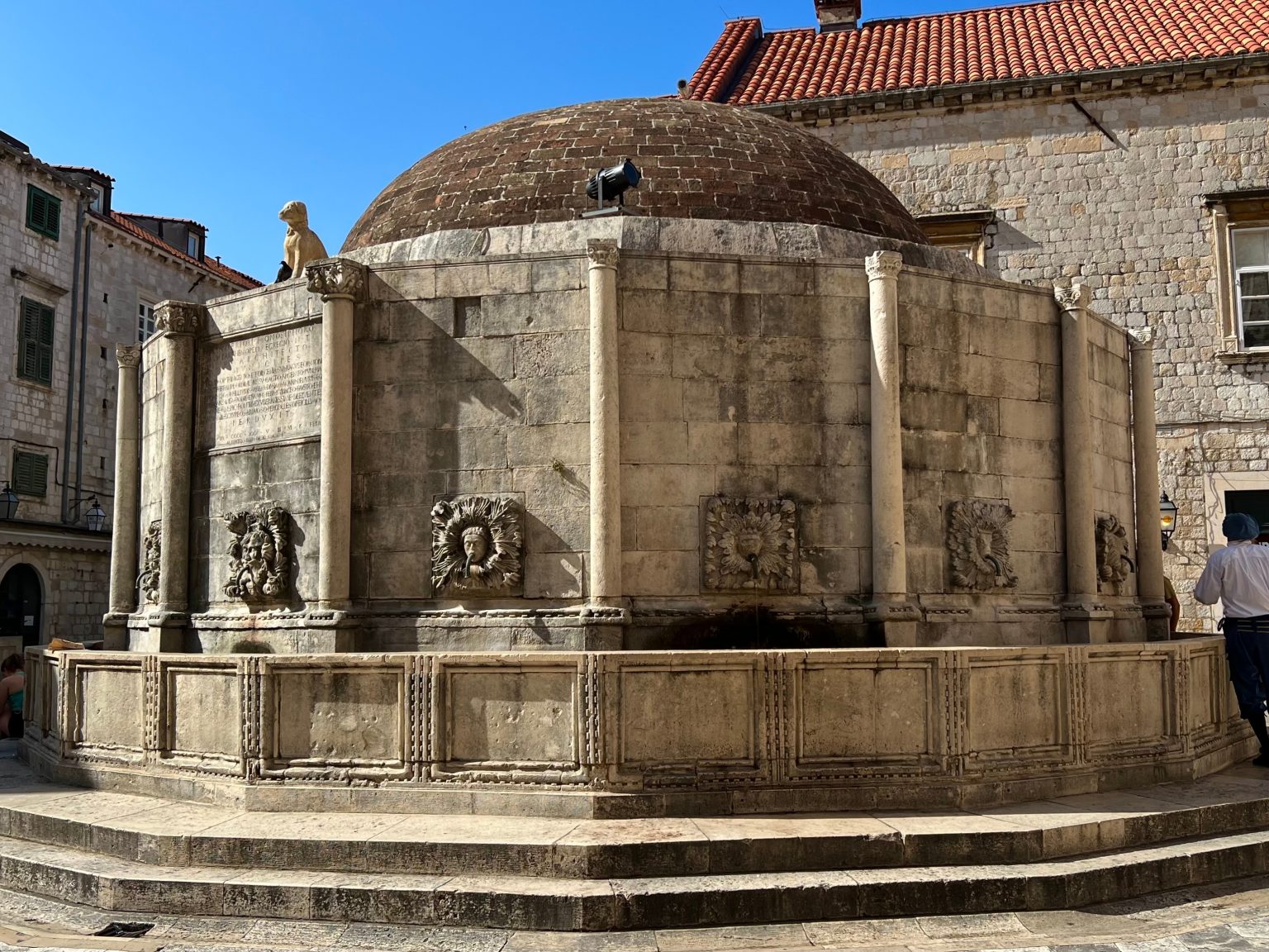 The Large Onofrio Fountain in Dubrovnik Old Town